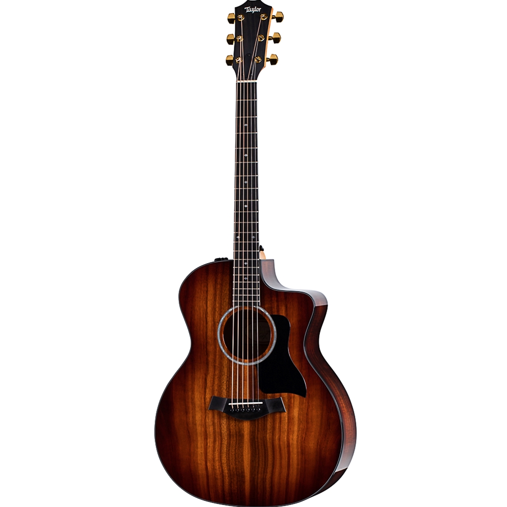 Taylor  224CE-K DLX Deluxe Acoustic-Electric Guitar - Koa/Koa with Gold Hardware Shaded Edgeburst